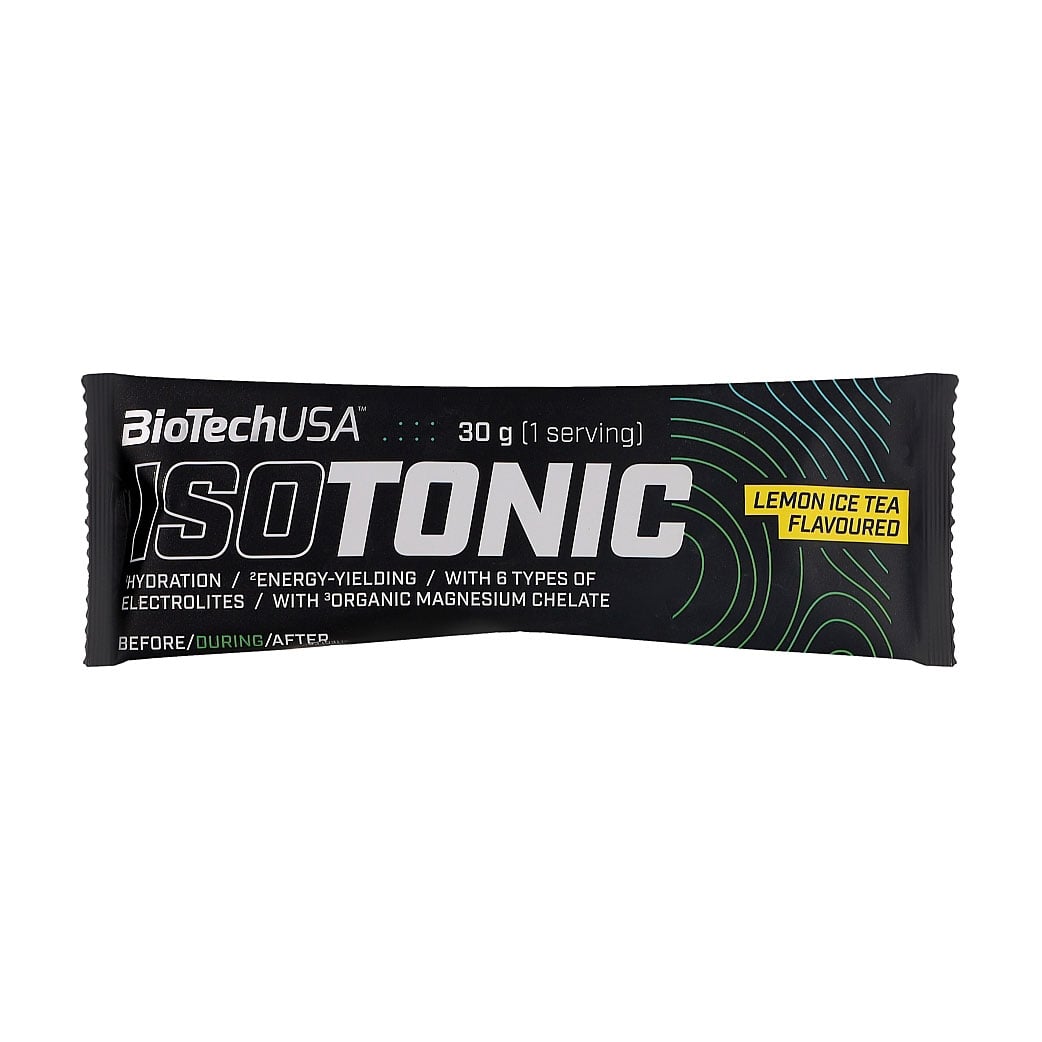 Ізотонік BioTechUSA IsoTonic Hydrate &amp; Energize Лимонний холодний чай, в порошку, 30 г